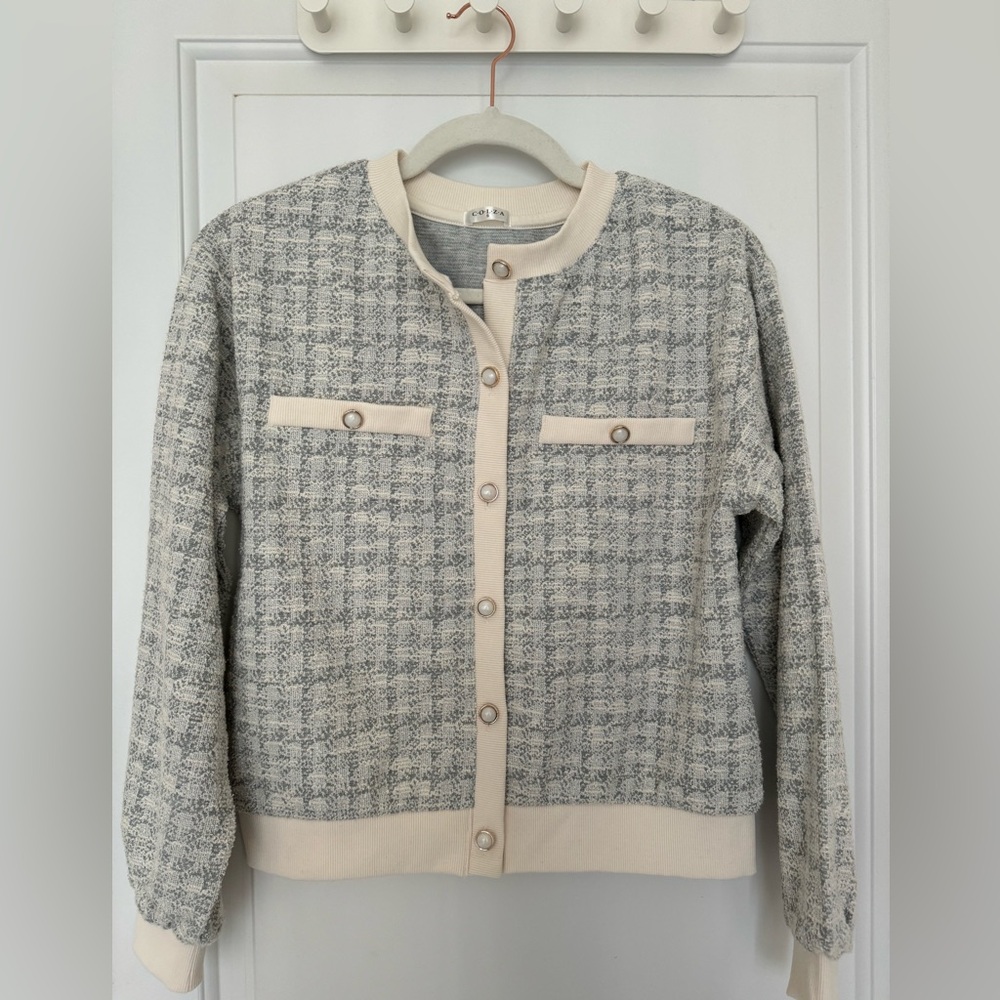 NWOT Pearl button cardigan size S